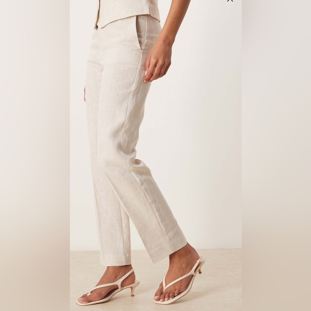 Mango Cream Trousers
